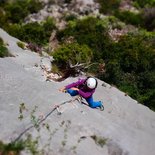 Grande voie d'escalade « Découverte » (Savoie Mont Blanc)