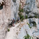 Via corda de Choranche (massif du Vercors)