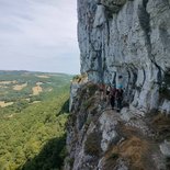 "Roc d'Anglars" via ferrata in Saint-Antonin-Noble-Val