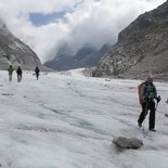 Recherche des cristaux dans le massif du Mont-Blanc