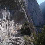 Multi pitch climbing in La Mâture (Aspe valley)