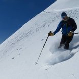 Freeride skiing in Orelle/Val-Thorens (Savoie)