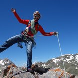 Alpinisme : course d'arête autour de Grenoble (Isère)