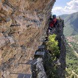 Rocher de Neuf Heures via ferrata (Digne-les-Bains)