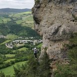 Via ferrata de Roqueprins à La Canourgue (Lozère)