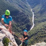 Weekend workshop climbing and yoga in the Verdon