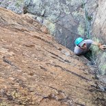 Multi pitch trad climbing course in the Caroux