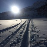 Ski touring through the Upper Bauges