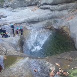 Canyoning dans les gorges du Tapoul (Cévennes)