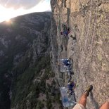 Nuit en falaise dans les Pyrénées ou en Occitanie