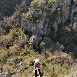 Grande voie d'escalade (gorges de la Jonte & du Tarn)