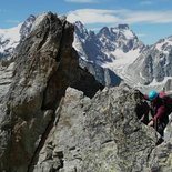 Arête des Cinéastes et Pic du Glacier Blanc (Écrins)