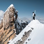 Ski hors-pistes collectif dans les Aravis