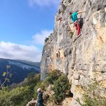 Cliff climbing around Saint-Antonin-Noble-Val