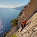 Stage grande voie d'escalade dans les Calanques