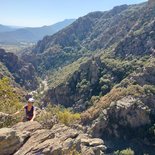 Multi pitch trad climbing course in the Caroux