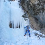 Ice climbing in the Queyras / Viso region