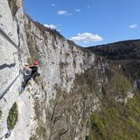 Via ferrata du P'tchi (Bauges, Savoie)