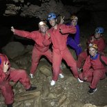 Initiation spéléo: grotte des Faux Monnayeurs (Doubs)