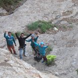 Multi pitch climbing in Riglos and Peña Rueba