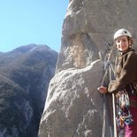 Multi pitch climbing in La Mâture (Aspe valley)