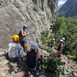 Inititation à l'escalade en falaise à Grenoble