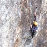 Multi pitch climbing training in Ailefroide