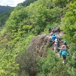 "Roc du Gorb" via ferrata in Bor-et-Bar (Aveyron)