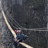 Via ferrata du P'tchi (Bauges, Savoie)