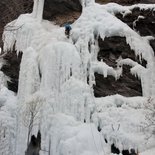 Ice climbing in the Queyras / Viso region