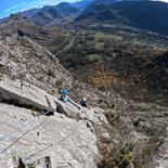 Escalade de grande voie dans les Pyrénées