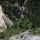 Grande voie d'escalade (gorges de la Jonte & du Tarn)