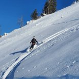 Ski touring through the Upper Bauges