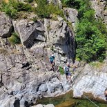 Journée aventure au Tapoul : via ferrata + canyoning